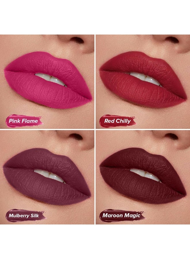 Coloressence Lipstay Dusk to Dawn Liquid Lipstick Kit | Transfer Proof, Matte, Waterproof | Long-Lasting Smudge-Proof Lip Color | Set of 5 Shades - Image 3